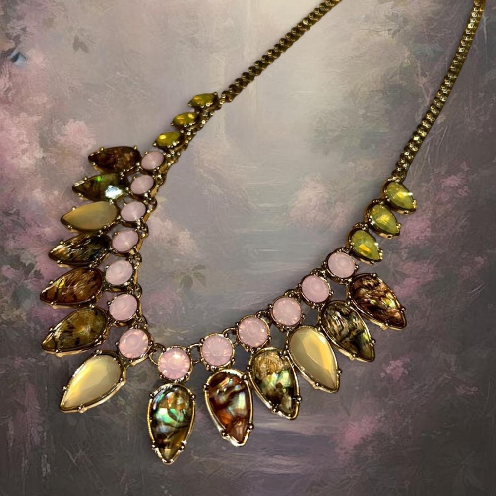 Boho Statement Bib Necklace - NWOT